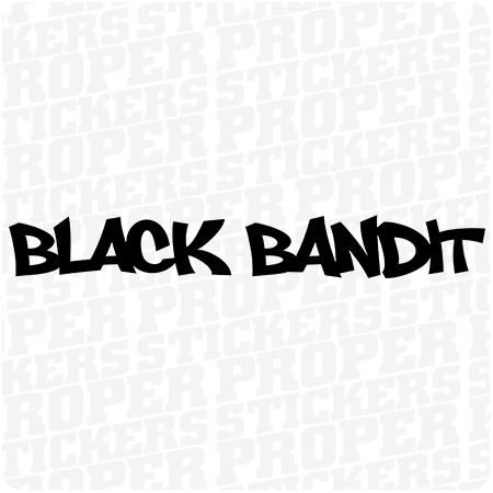 BLACK BANDIT - naklejka